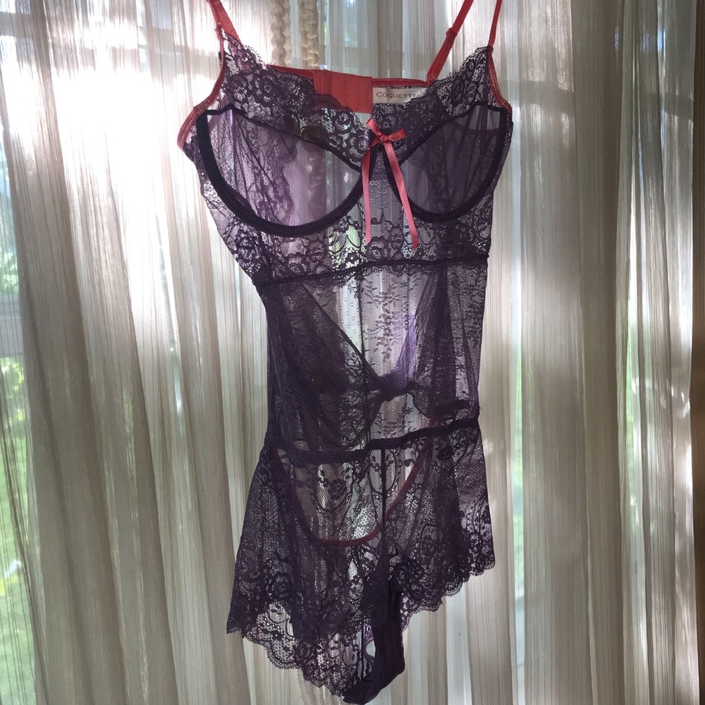 Lilac Lace Bodysuit